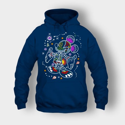 Day-Of-The-Dead-Disney-Mickey-Inspired-Unisex-Hoodie-Navy