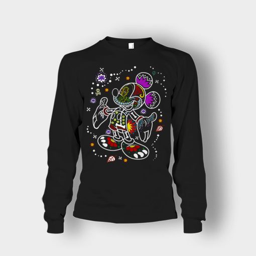 Day-Of-The-Dead-Disney-Mickey-Inspired-Unisex-Long-Sleeve-Black
