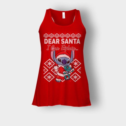 Dear-Santa-I-Can-Explain-Disney-Lilo-And-Stitch-Bella-Womens-Flowy-Tank-Red