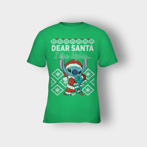 Dear-Santa-I-Can-Explain-Disney-Lilo-And-Stitch-Kids-T-Shirt-Irish-Green