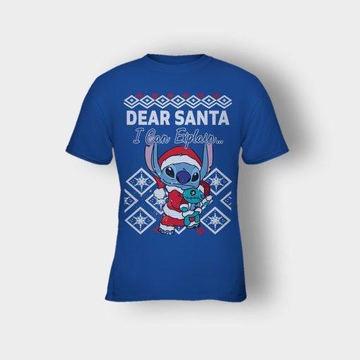 Dear-Santa-I-Can-Explain-Disney-Lilo-And-Stitch-Kids-T-Shirt-Royal