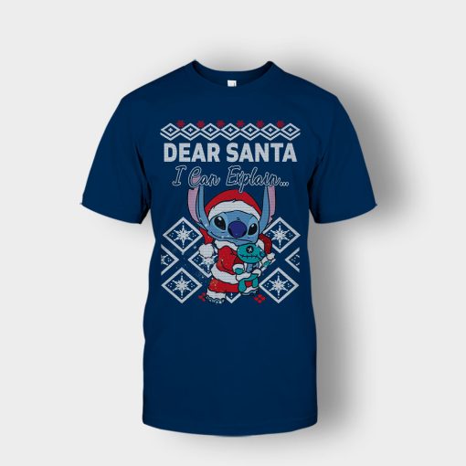 Dear-Santa-I-Can-Explain-Disney-Lilo-And-Stitch-Unisex-T-Shirt-Navy
