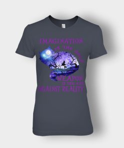 Disney-Alice-in-Wonderland-Imagination-Is-The-Only-Ladies-T-Shirt-Dark-Heather