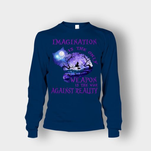Disney-Alice-in-Wonderland-Imagination-Is-The-Only-Unisex-Long-Sleeve-Navy