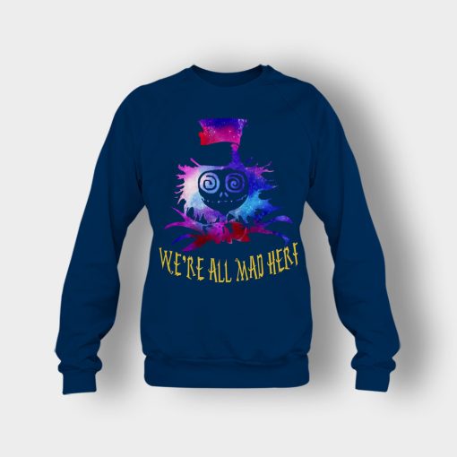 Disney-Alice-in-Wonderland-Were-All-Mad-Crewneck-Sweatshirt-Navy