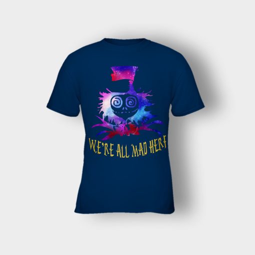 Disney-Alice-in-Wonderland-Were-All-Mad-Kids-T-Shirt-Navy