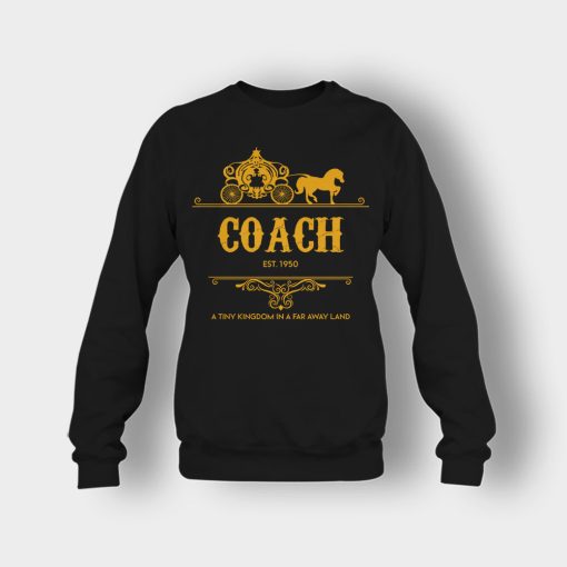 Disney-Coach-Cindrella-Est-Crewneck-Sweatshirt-Black