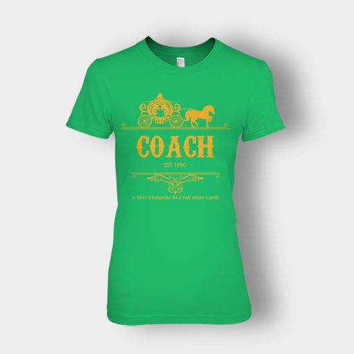 Disney-Coach-Cindrella-Est-Ladies-T-Shirt-Irish-Green