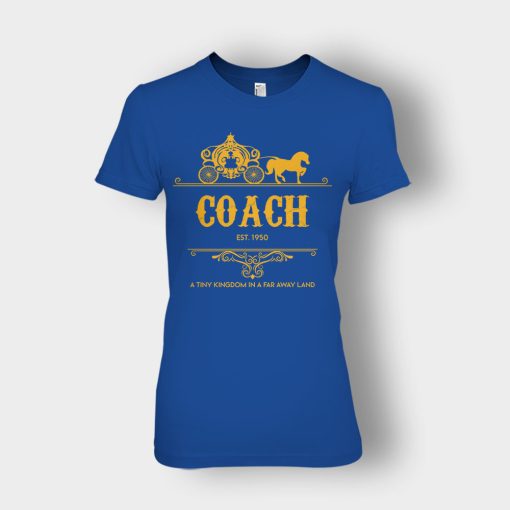 Disney-Coach-Cindrella-Est-Ladies-T-Shirt-Royal