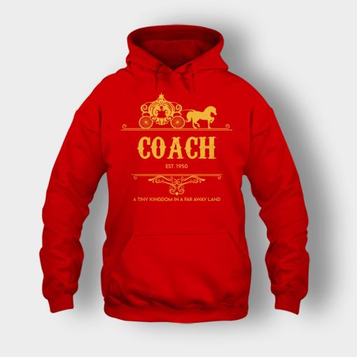 Disney-Coach-Cindrella-Est-Unisex-Hoodie-Red