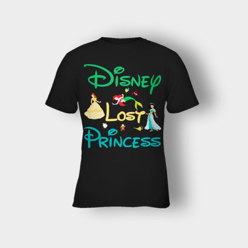 Disney-Lost-Princess-Kids-T-Shirt-Black