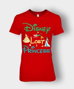 Disney-Lost-Princess-Ladies-T-Shirt-Red