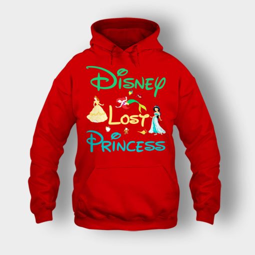 Disney-Lost-Princess-Unisex-Hoodie-Red