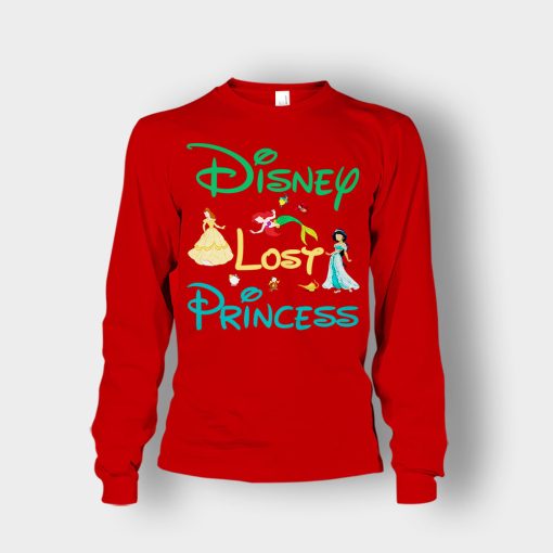 Disney-Lost-Princess-Unisex-Long-Sleeve-Red