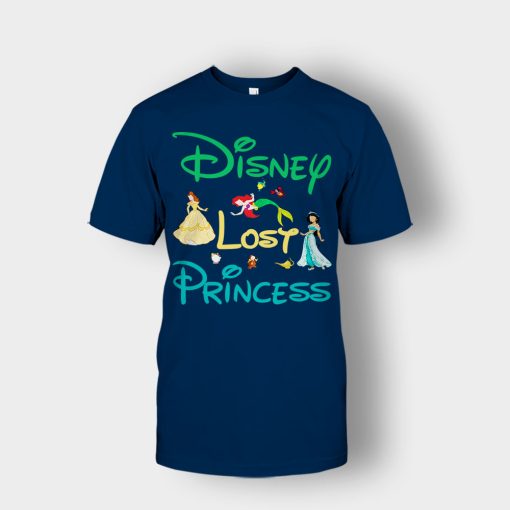 Disney-Lost-Princess-Unisex-T-Shirt-Navy