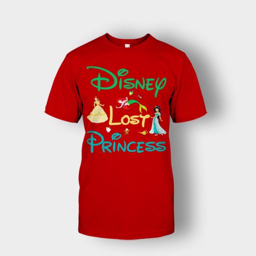 Disney-Lost-Princess-Unisex-T-Shirt-Red