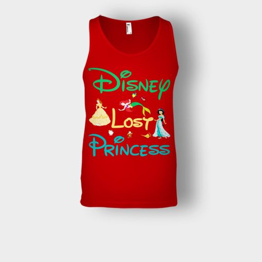 Disney-Lost-Princess-Unisex-Tank-Top-Red