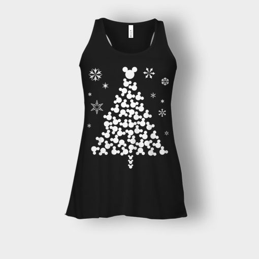 Disney-Mickey-Christmas-Tree-Bella-Womens-Flowy-Tank-Black