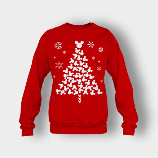 Disney-Mickey-Christmas-Tree-Crewneck-Sweatshirt-Red