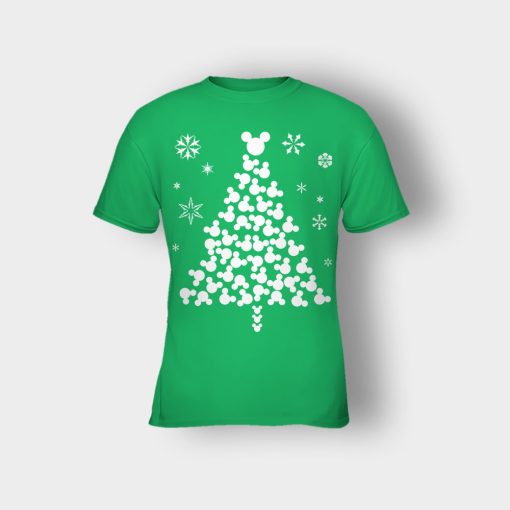 Disney-Mickey-Christmas-Tree-Kids-T-Shirt-Irish-Green