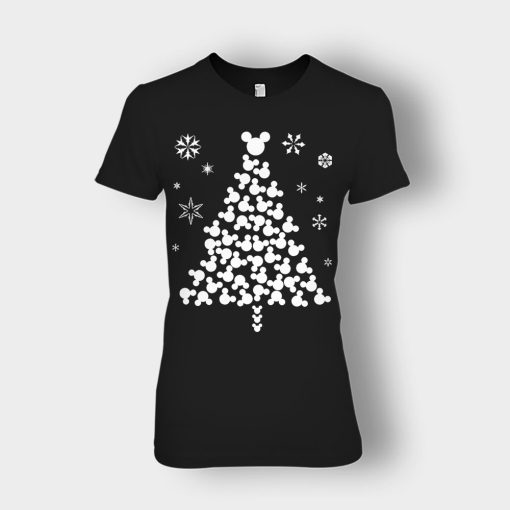 Disney-Mickey-Christmas-Tree-Ladies-T-Shirt-Black