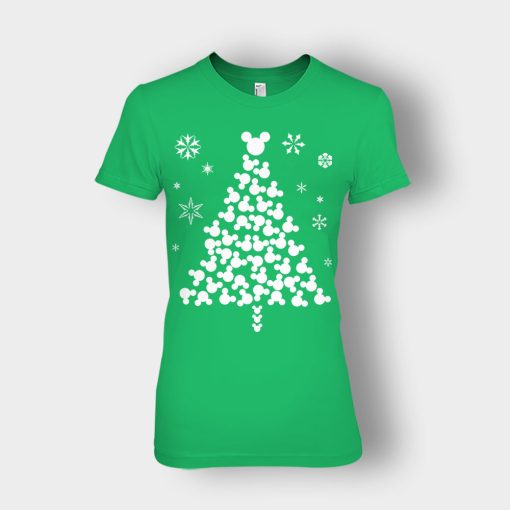 Disney-Mickey-Christmas-Tree-Ladies-T-Shirt-Irish-Green