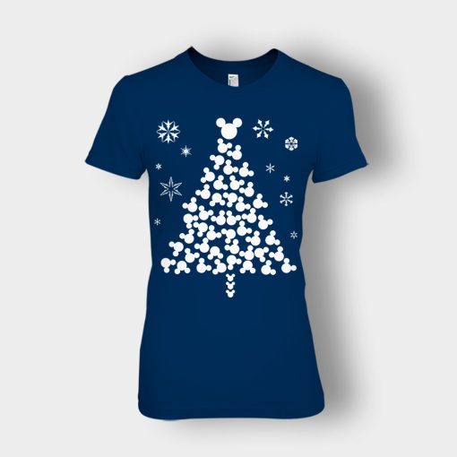 Disney-Mickey-Christmas-Tree-Ladies-T-Shirt-Navy