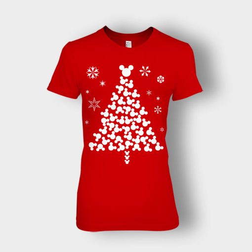 Disney-Mickey-Christmas-Tree-Ladies-T-Shirt-Red