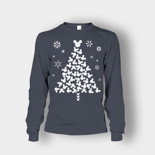 Disney-Mickey-Christmas-Tree-Unisex-Long-Sleeve-Dark-Heather