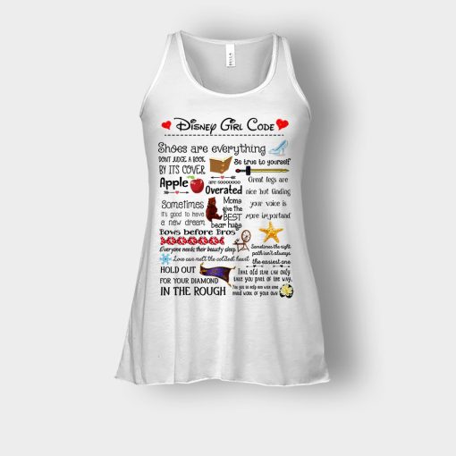 Disney-Princess-Girl-Code-Bella-Womens-Flowy-Tank-White