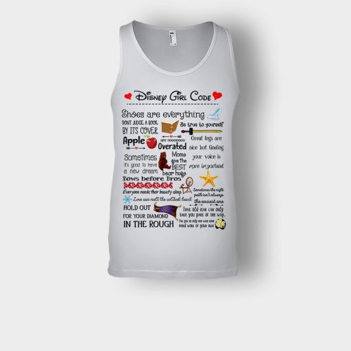 Disney-Princess-Girl-Code-Unisex-Tank-Top-Ash