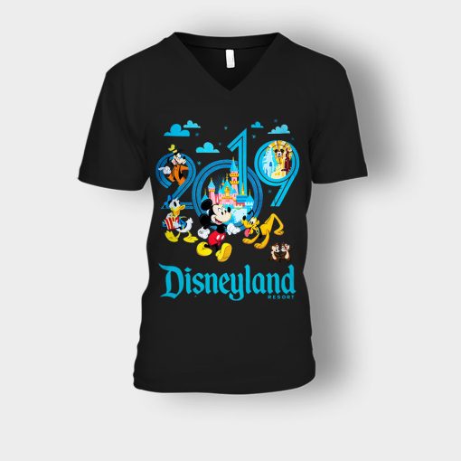 Disney-Resort-2019-Disney-Mickey-Inspired-Unisex-V-Neck-T-Shirt-Black