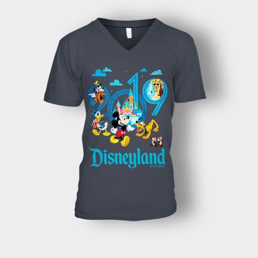 Disney-Resort-2019-Disney-Mickey-Inspired-Unisex-V-Neck-T-Shirt-Dark-Heather