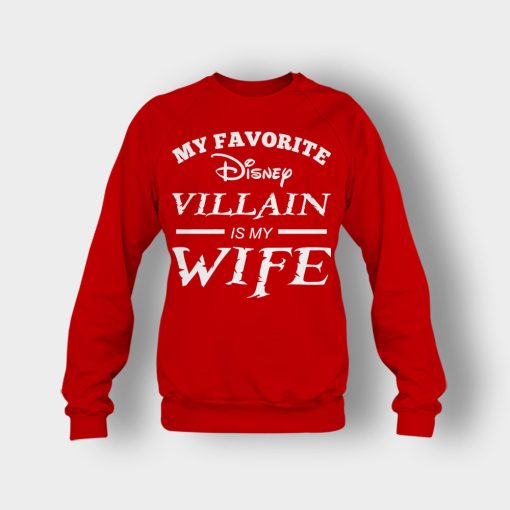 Disney-Villain-Is-My-Wife-Crewneck-Sweatshirt-Red