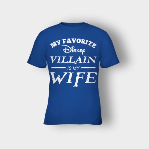 Disney-Villain-Is-My-Wife-Kids-T-Shirt-Royal