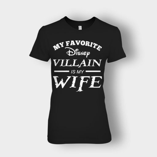 Disney-Villain-Is-My-Wife-Ladies-T-Shirt-Black