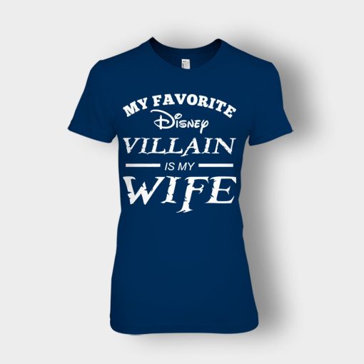 Disney-Villain-Is-My-Wife-Ladies-T-Shirt-Navy