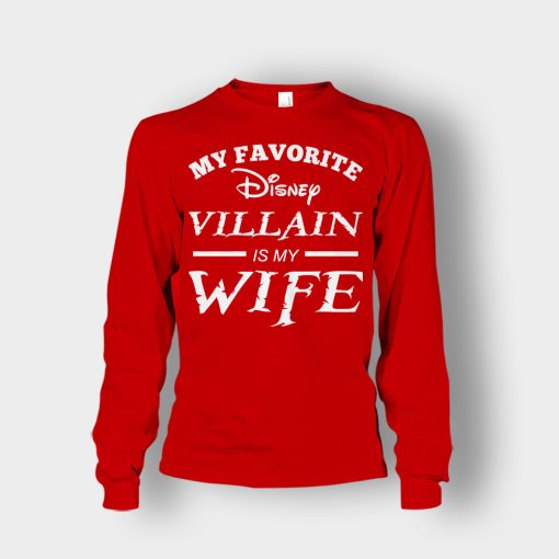 Disney-Villain-Is-My-Wife-Unisex-Long-Sleeve-Red