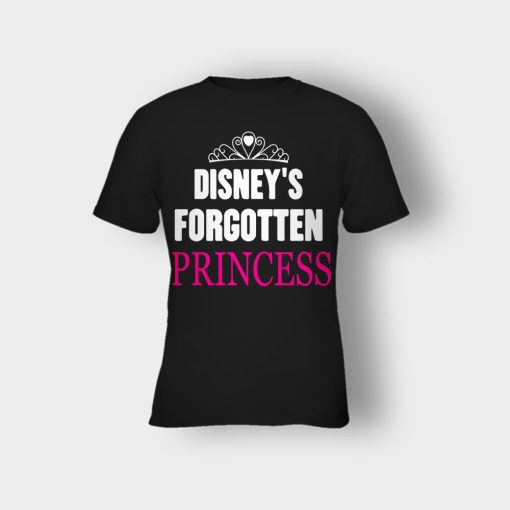 Disneys-Forgotten-Princess-Kids-T-Shirt-Black