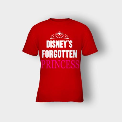 Disneys-Forgotten-Princess-Kids-T-Shirt-Red
