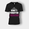 Disneys-Forgotten-Princess-Unisex-V-Neck-T-Shirt-Black