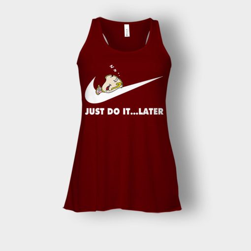 Do-It-Later-Disney-Beauty-And-The-Beast-Bella-Womens-Flowy-Tank-Maroon