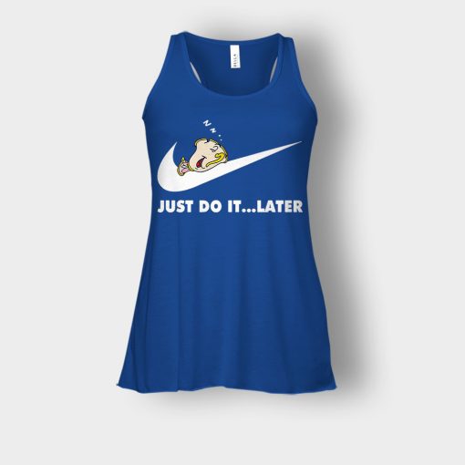 Do-It-Later-Disney-Beauty-And-The-Beast-Bella-Womens-Flowy-Tank-Royal