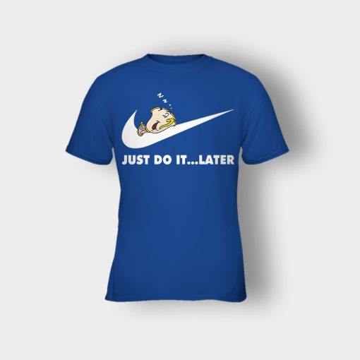 Do-It-Later-Disney-Beauty-And-The-Beast-Kids-T-Shirt-Royal