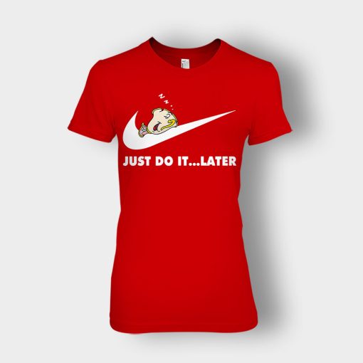 Do-It-Later-Disney-Beauty-And-The-Beast-Ladies-T-Shirt-Red