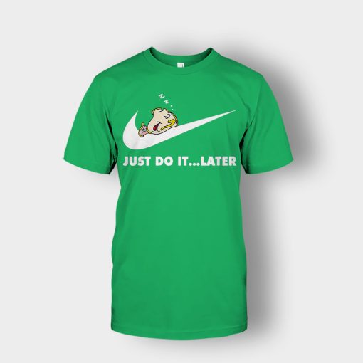 Do-It-Later-Disney-Beauty-And-The-Beast-Unisex-T-Shirt-Irish-Green