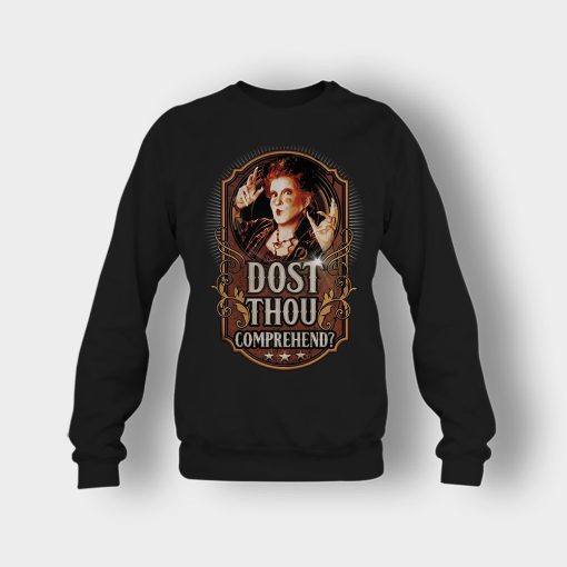 Dost-Thou-Comprehend-Disney-Hocus-Pocus-Crewneck-Sweatshirt-Black