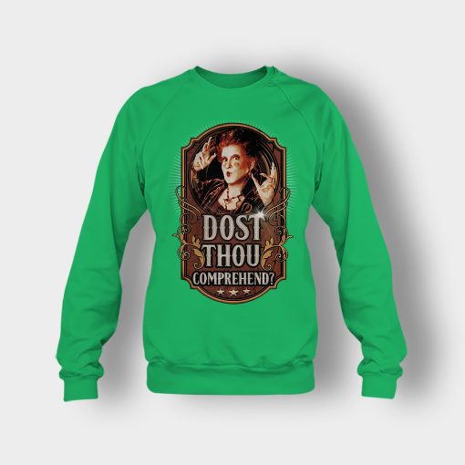 Dost-Thou-Comprehend-Disney-Hocus-Pocus-Crewneck-Sweatshirt-Irish-Green