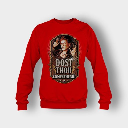 Dost-Thou-Comprehend-Disney-Hocus-Pocus-Crewneck-Sweatshirt-Red