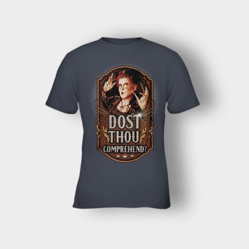 Dost-Thou-Comprehend-Disney-Hocus-Pocus-Kids-T-Shirt-Dark-Heather